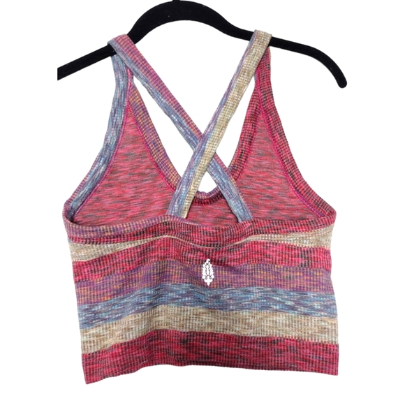 Free People Movement Hype The Stripe Crop Tank XS/S - Picture 5 of 6